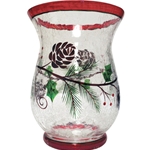 Woodland Winterberries Large Pillar Holder